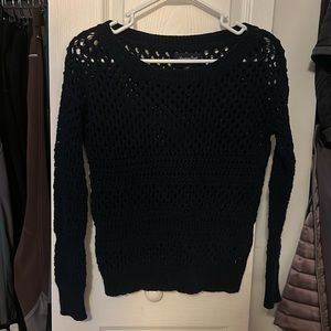 American Eagle Crochet Sweater